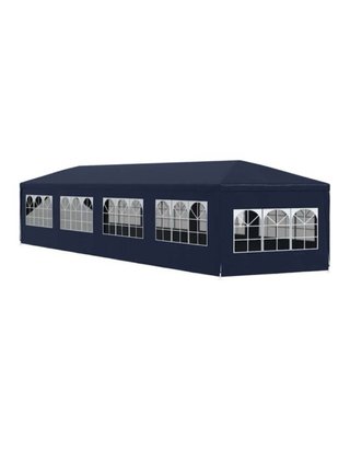 Carpa de jardín 3x12 m azul