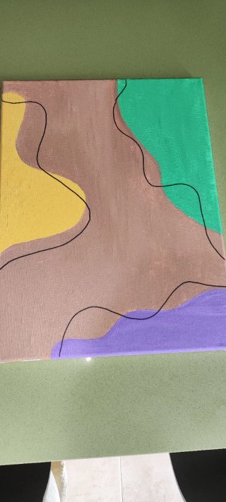 Tríptico Acrílico Hecho a Mano 30x40