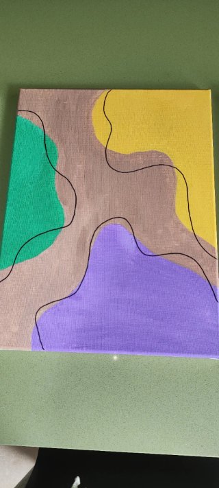 Tríptico Acrílico Hecho a Mano 30x40