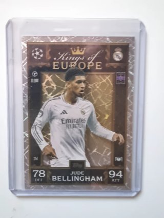 Jude Bellingham Kings of Europe Match Attax Topps.