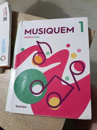 Libro de música musiquem 1 eso