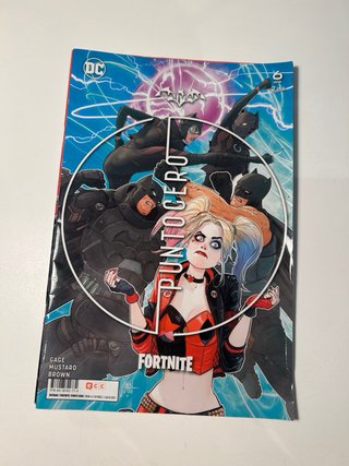 Lote comics de la colaboración DC x Fortnite.