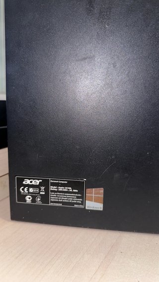 PC de Mesa Acer Aspire Negro/Gris