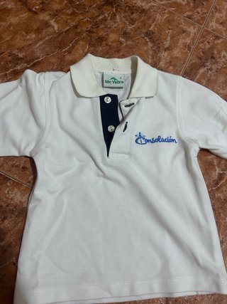 Polo Blanco Consolación Talla 2