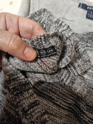 Lote 6 jerseys invierno talla M-S.