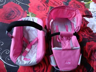 Cuna y Silla Coche Muñeca Bebé Miammilles