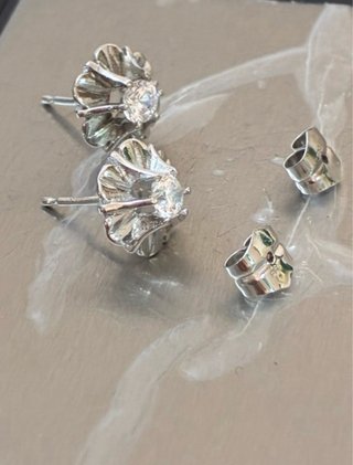 Pendientes Oro 18k 0.96ct Diamantes Art Decó
