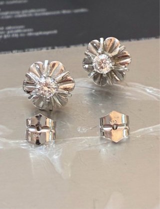 Pendientes Oro 18k 0.96ct Diamantes Art Decó