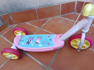 Patinete infantil 3 ruedas Peppa Pig