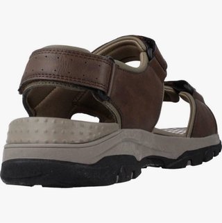 Sandalias Skechers Hombre Marrón Beige
