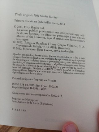 Cincuenta sombras más oscuras