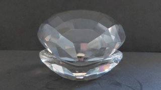Figura Ostra Cristal con Perla y Gemas de Swaroski
