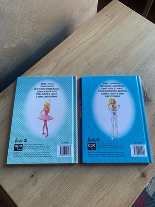 2 Libri: Barbie veterinaria e Barbie ballerina