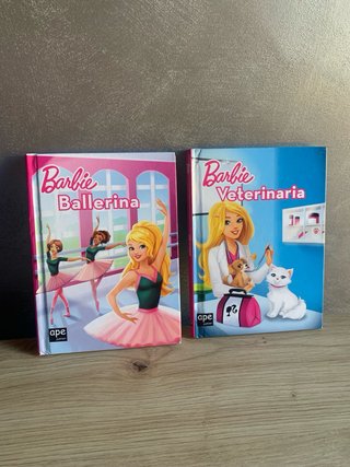 2 Libri: Barbie veterinaria e Barbie ballerina