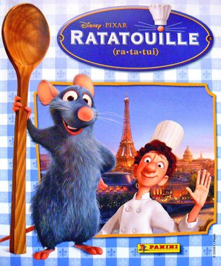 Lote 168 cromos Ratatouille Disney Pixar