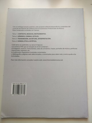 Historia de la Música para Conservatorios