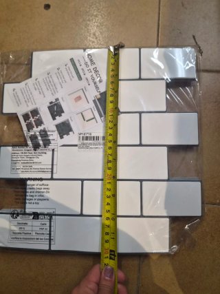 Revestimiento Adhesivo Azulejo Blanco