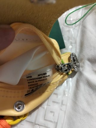 Monedero Longchamp Amarillo