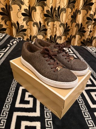 Michael Kors Zapatillas Marrón y Dorado