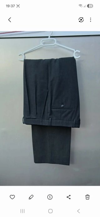 Traje de Chaqueta Negro Hombre Talla L