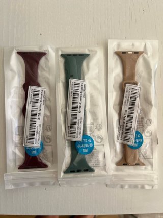 Correas Silicona Apple Watch 44mm (3uds)