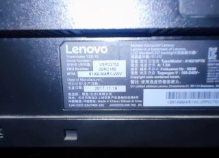 Pantalla Lenovo ThinkVision Negra