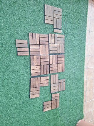 Tarima de madera para exterior