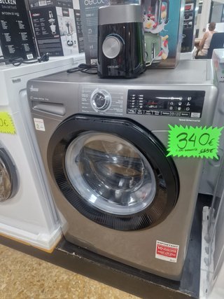 Lavadora Hoover 10kg Gris