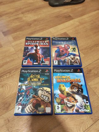 4 Juegos PS2