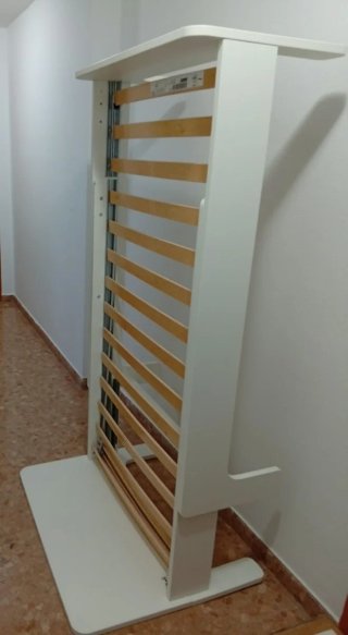 Rebajado a 50€ Colchones blancos y cama extensibl