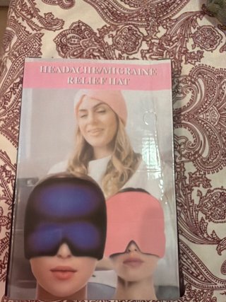 Gorro para alivio de migrañas sin abrir