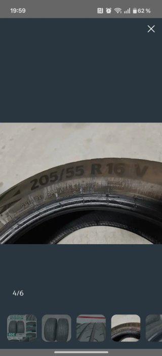4 Neumáticos Continental 205/55 R16 91V