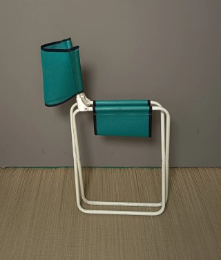 SILLA PLEGABLE Metálica con Respaldo