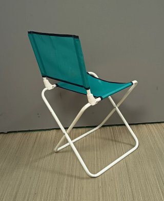 SILLA PLEGABLE Metálica con Respaldo