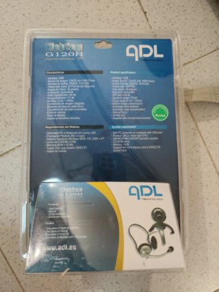 Webcam ADL G120H con Auriculares