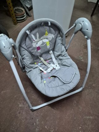 Mecedora para Bebé Gris
