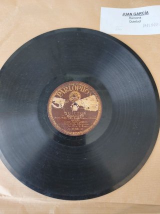 Lote 5 Discos de Piedra para Gramófono