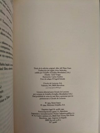Después de tantos años... Libro
