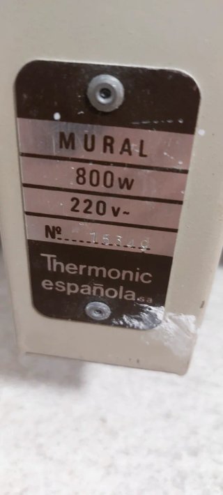 Radiador Eléctrico Portátil solthermic 60x5x49