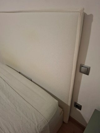 Cabecero de Tela Blanco Banak Importa