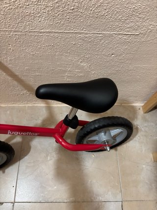 Bicicleta sin pedales Juguettos roja