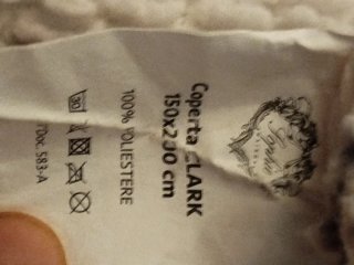Coperta Clark, Sophie Maison  tipo agnellato
