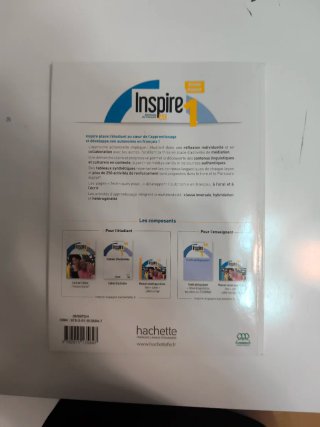 Libro y cuadernillo A1 Francés EOI