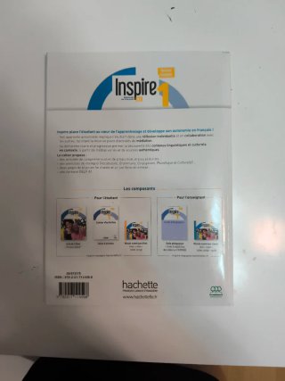 Libro y cuadernillo A1 Francés EOI