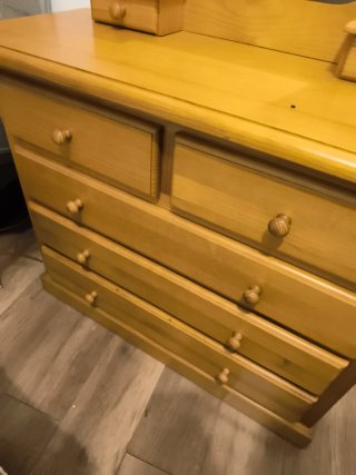 Tocador provenzal madera pino