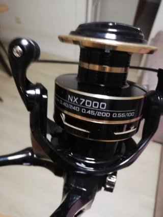 Caña de pescar con carrete 7000