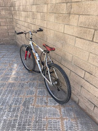 Bicicleta de Montaña BTT Plateada