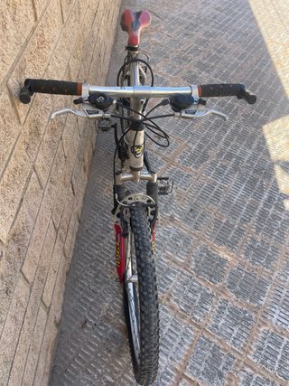 Bicicleta de Montaña BTT Plateada
