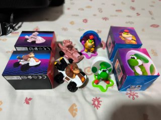 4 Figuras Super Mario Bros