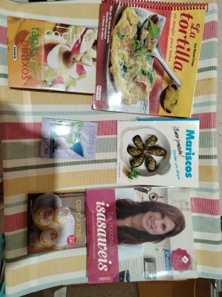 Lote libros cocina